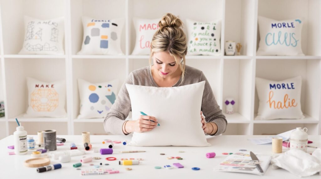 comment personnaliser un coussin