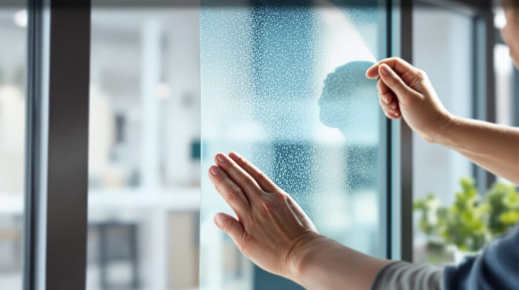 film electrostatique vitre