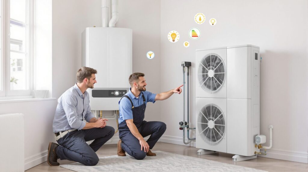 remplacer chaudière par pompe à chaleur