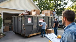 Combien coûte une benne pour vider une maison : la fourchette de prix