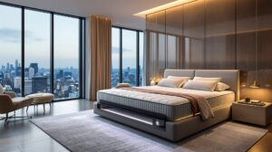 Lit télé 200×200 : un matelas grand format pour des nuits haut de gamme