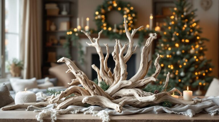 decoration noel bois flotté