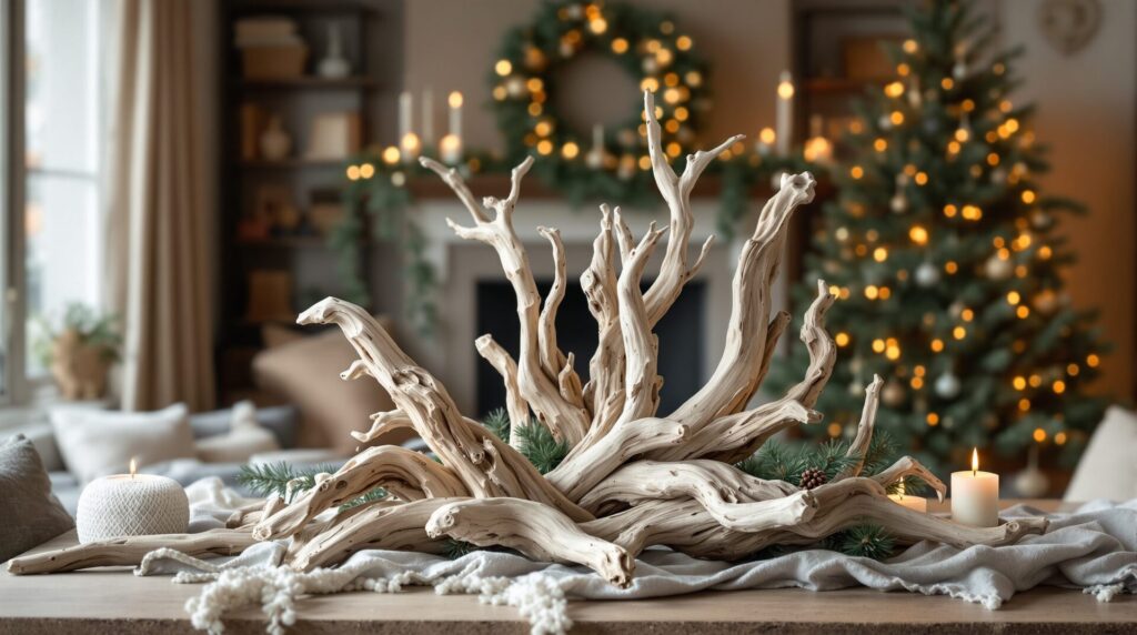 decoration noel bois flotté