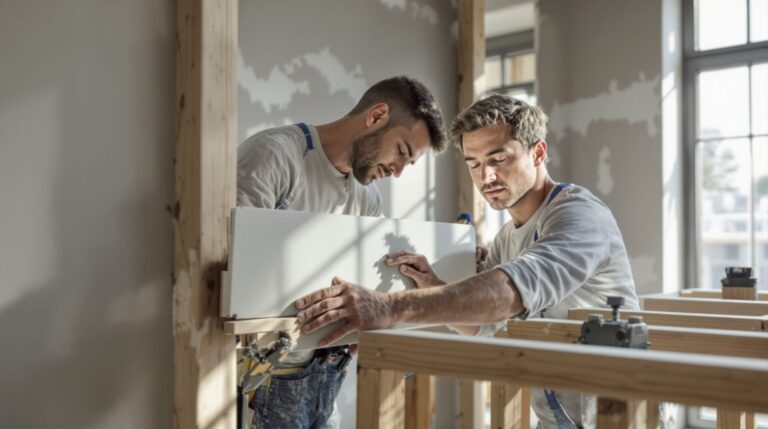 coffrage placo sans rail