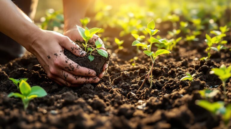 terre contaminée par le mildiou