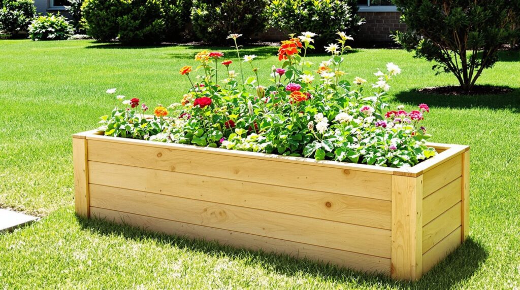 jardinière en bois