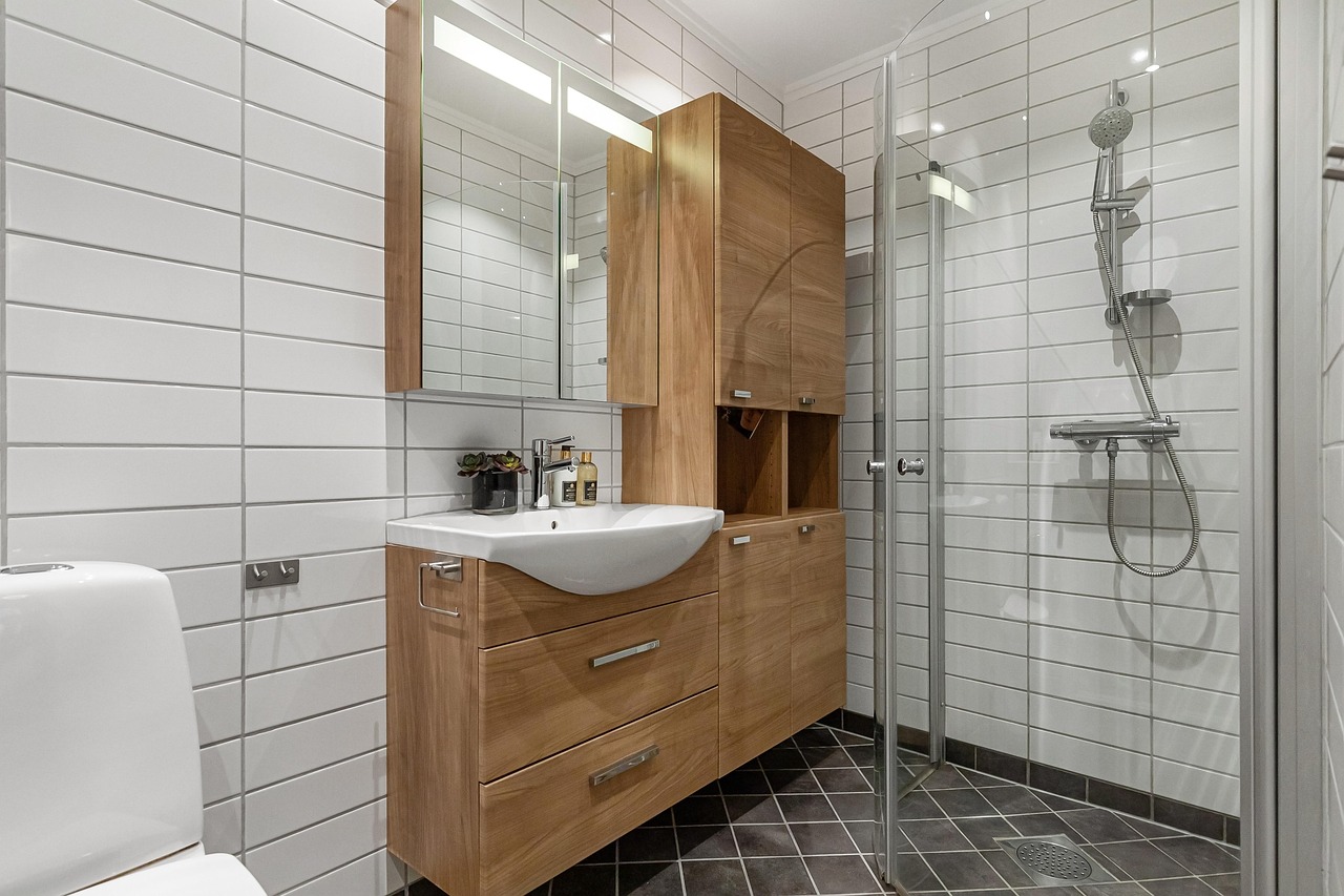 aménagement salle de bain moderne
