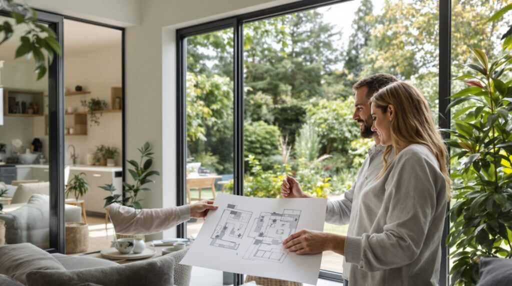 relation maison jardin