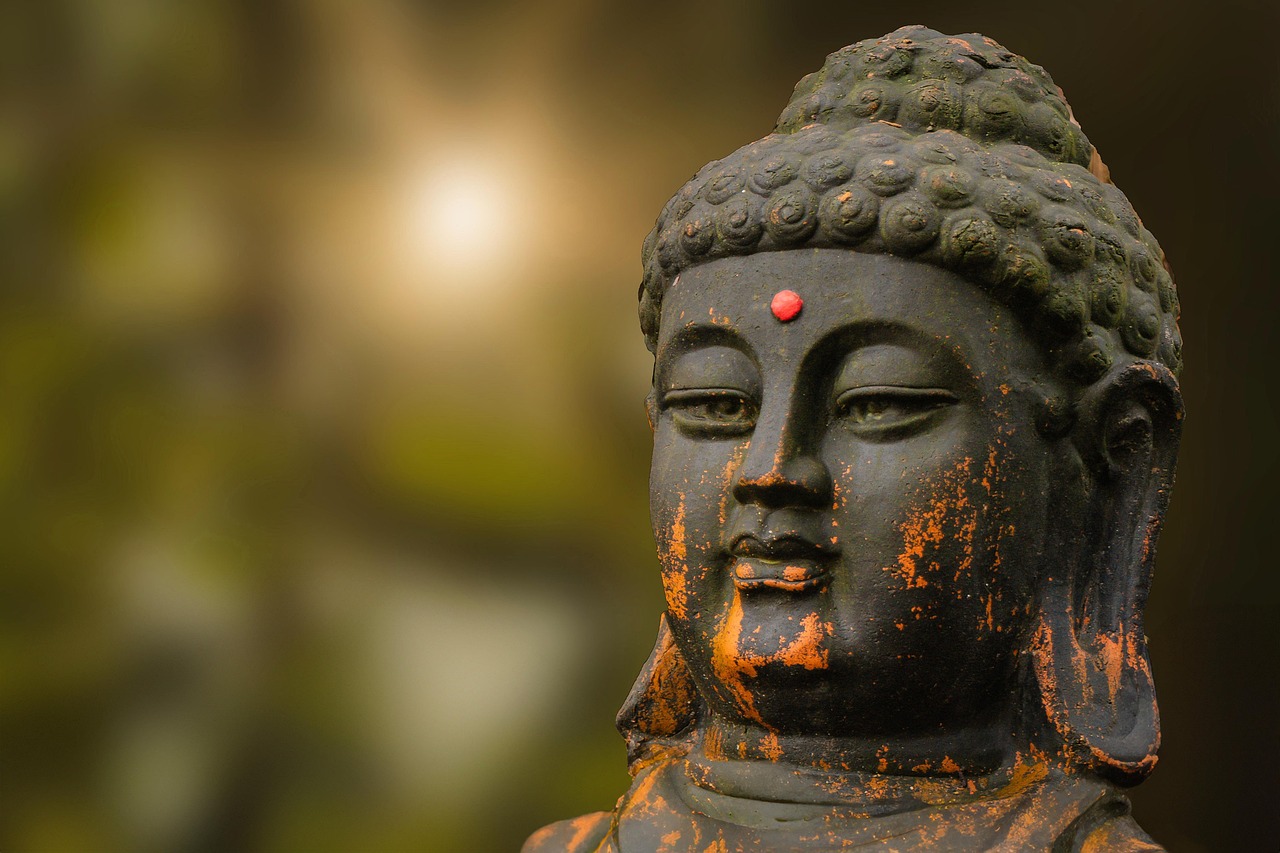 décoration bouddha statue