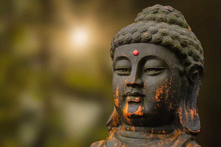 décoration bouddha statue
