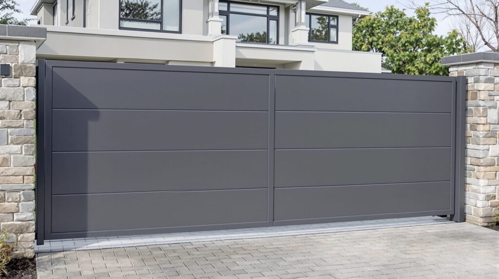 portail battant en aluminium