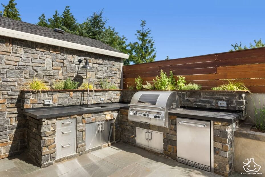 modèle cuisine extérieure