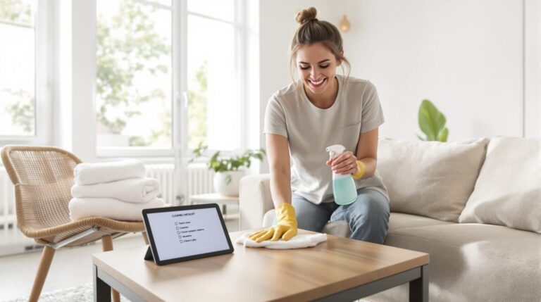 Ménage et gestion d’une location saisonnière : la méthode « moins d’une heure » pour garder la main… sans agence