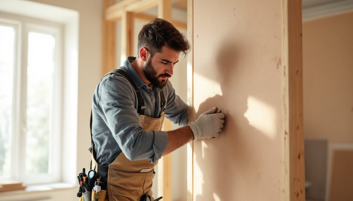 coffrage placo sans rail