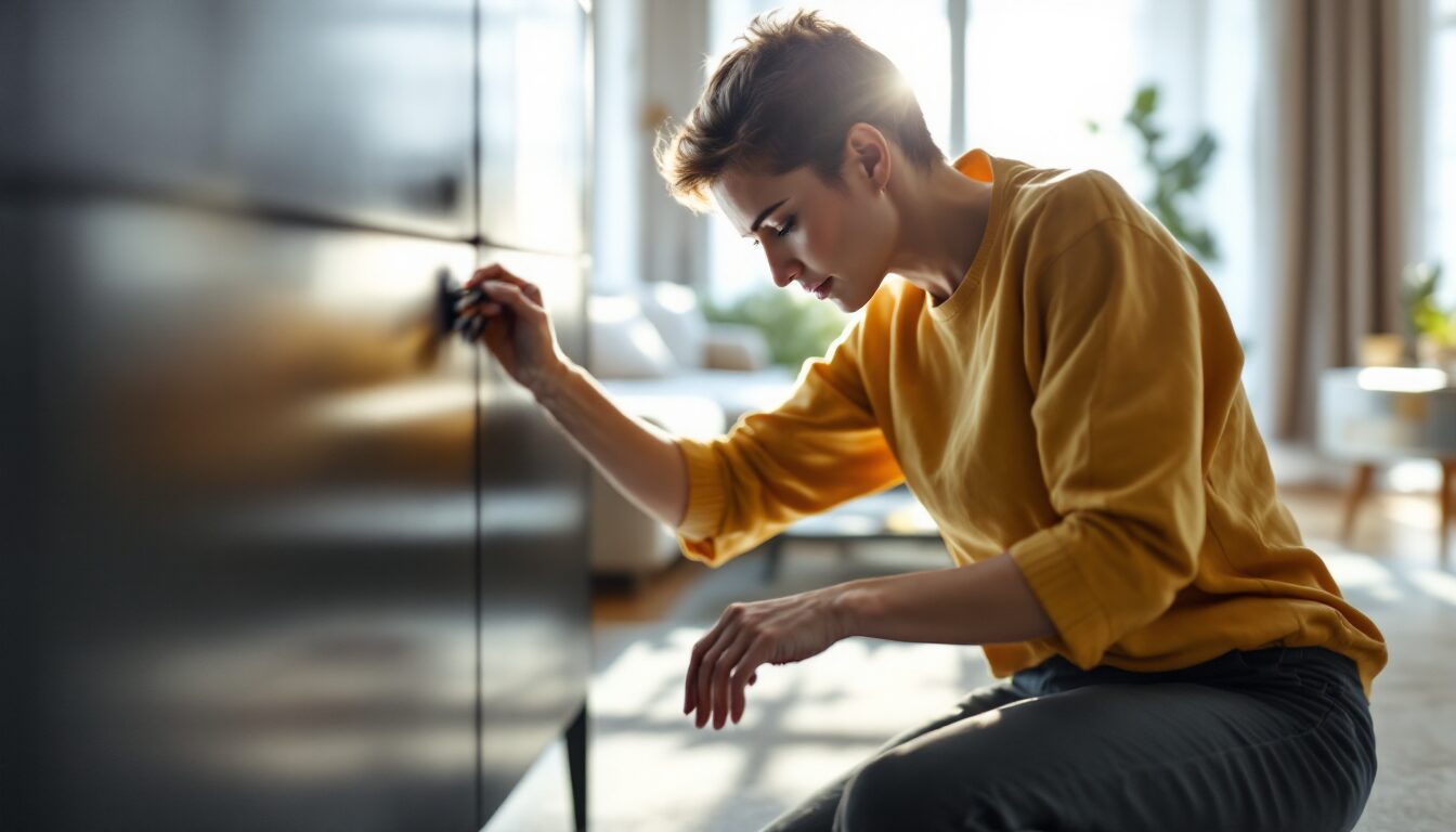 peindre un meuble noir