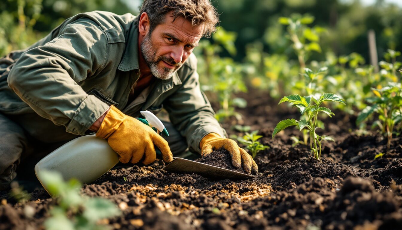 terre contaminée par le mildiou
