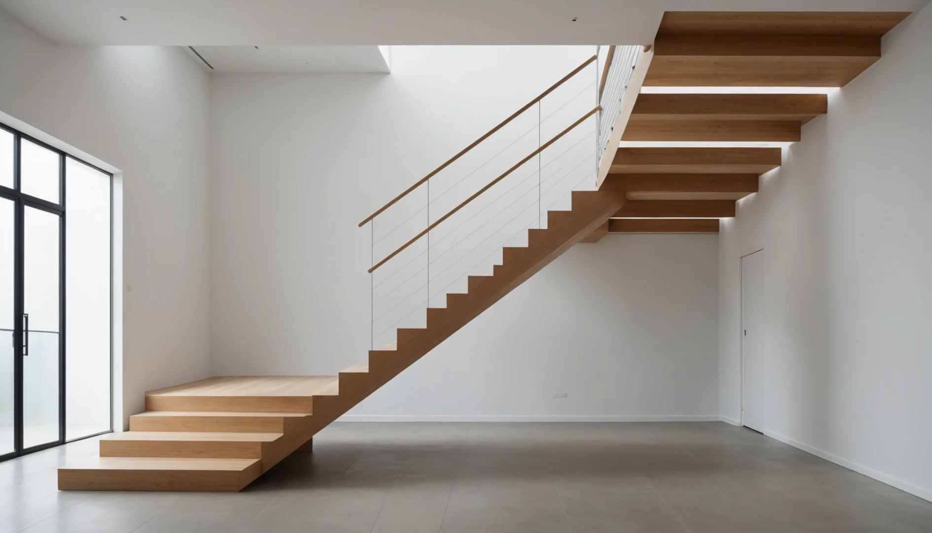 marche pour escalier suspendu