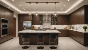 faux plafond cuisine spot