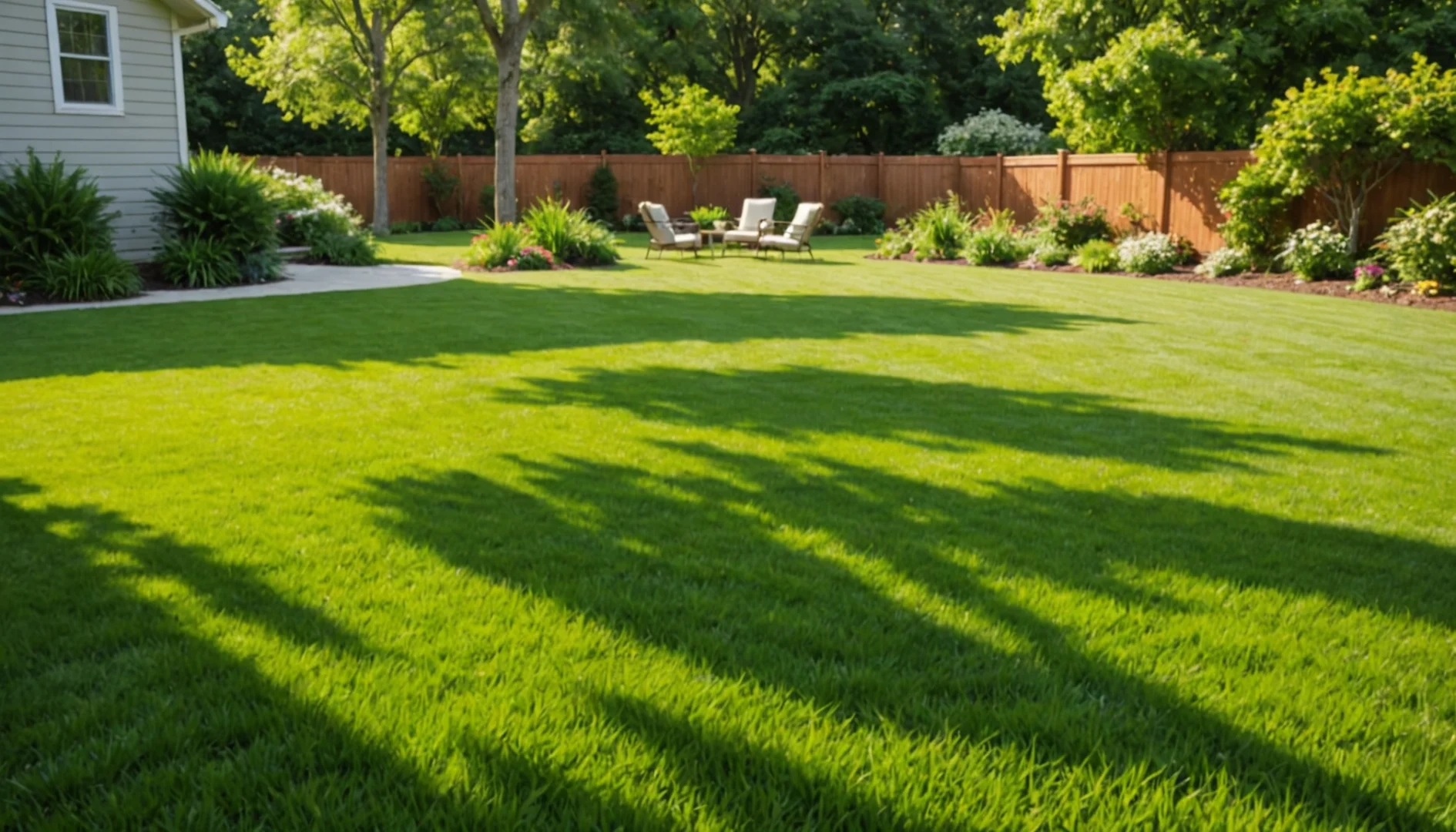 terre argileuse et gazon