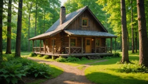 cabanes en bois