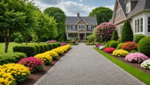 allee autour de la maison