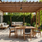 pergola en bois
