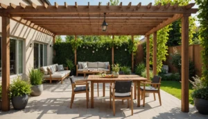 pergola en bois