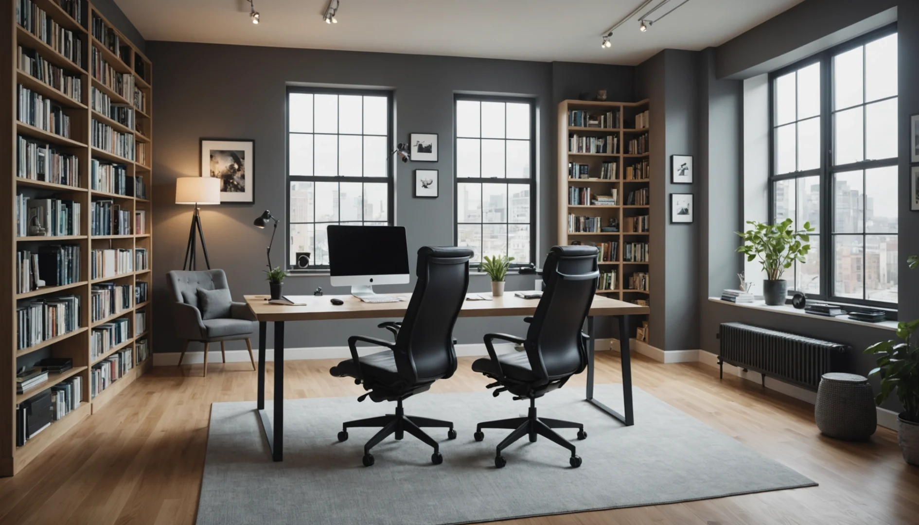 combinaison bureau bibliothèque