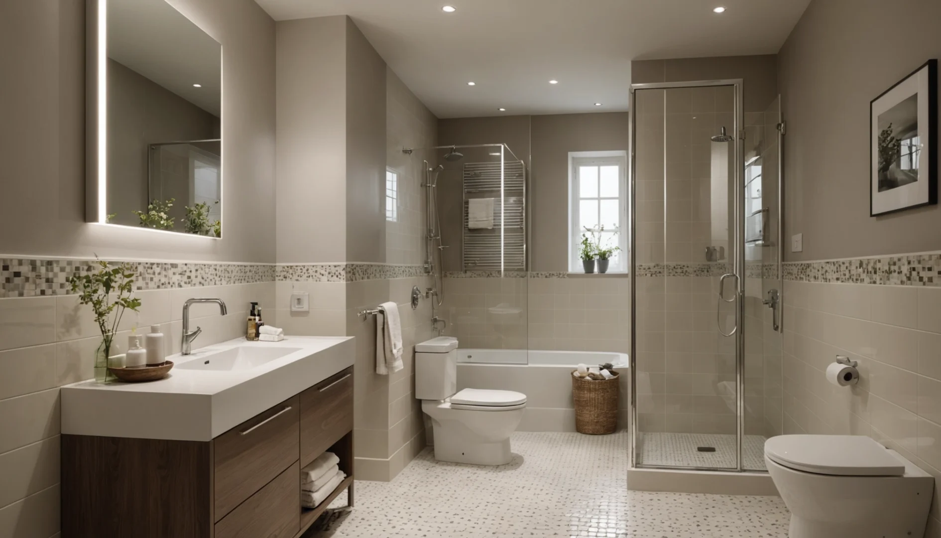 agrandir visuellement un petit WC invité