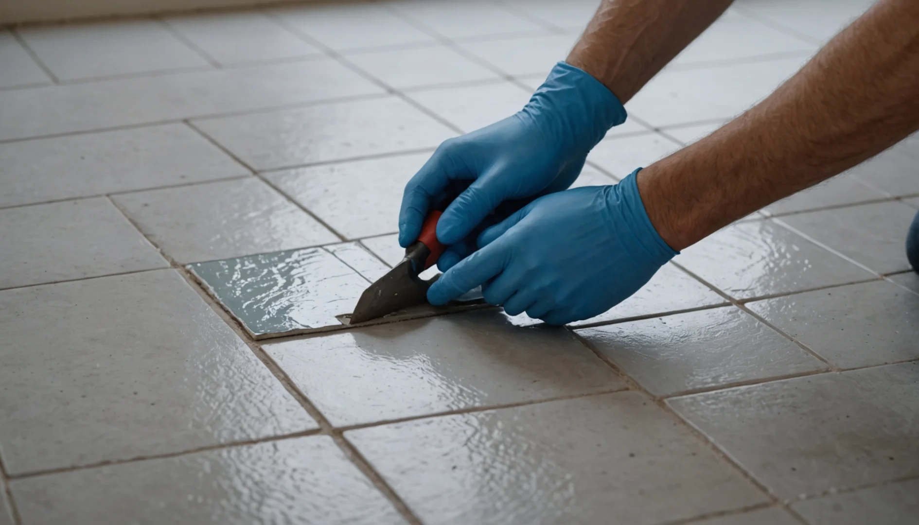 fissures dans les carreaux