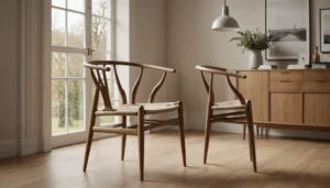 chaise Wishbone en chêne huilé