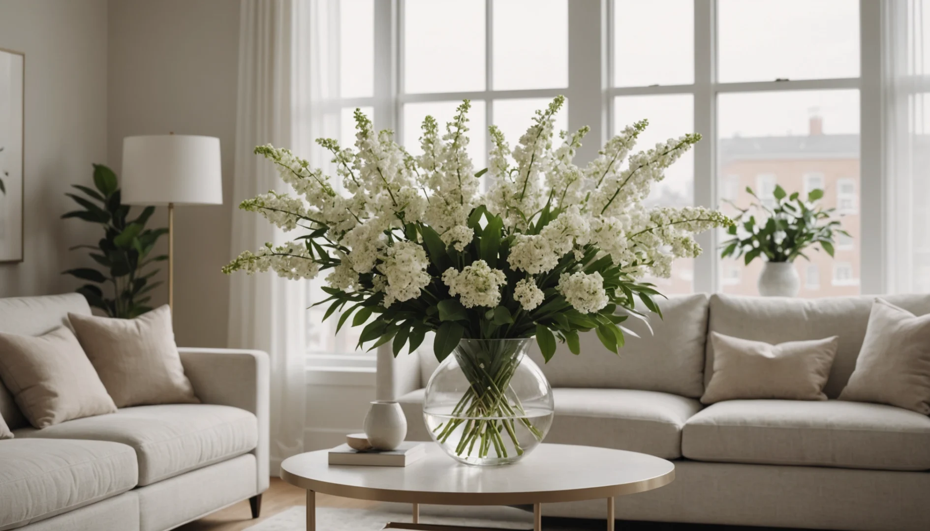 plante vivace à fleurs blanches