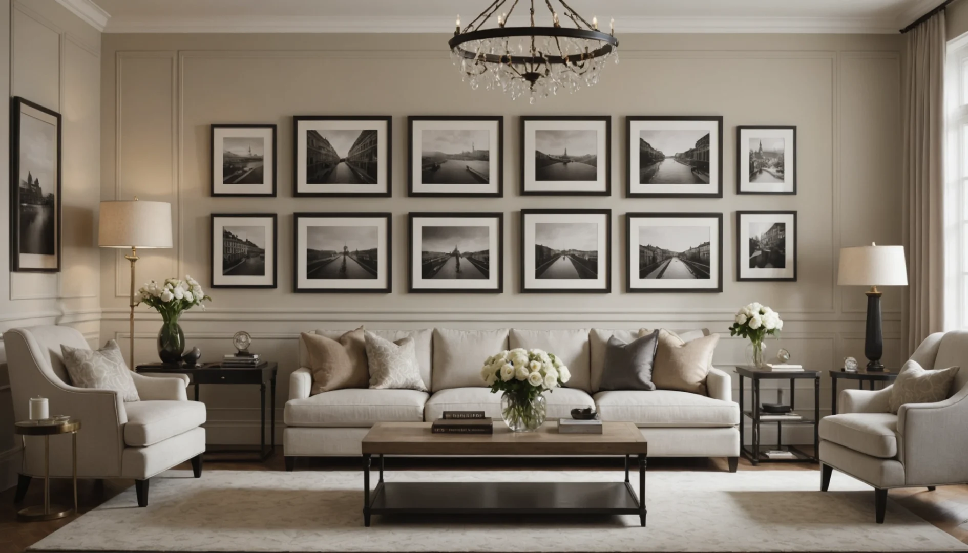 moulure pour accrocher des photos