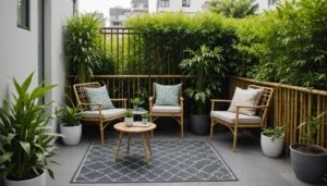 pare-vue pour côté du balcon