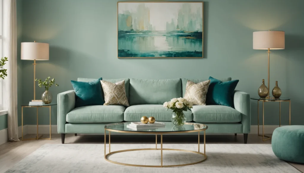 quel couleur avec le vert d'eau