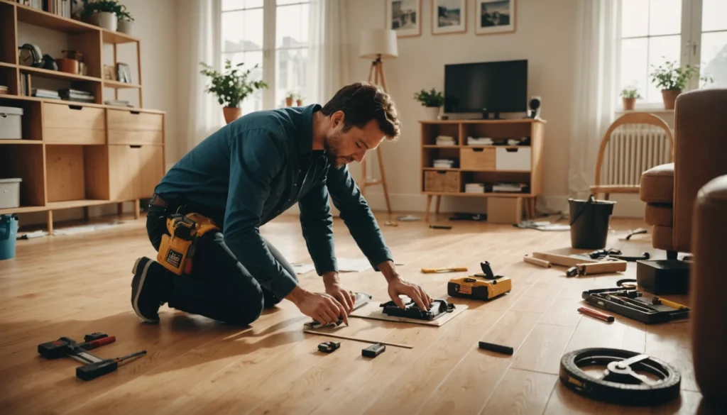 parquet flottant