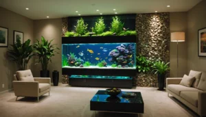 Créer un aquarium mural en plexiglas : design vertical et gain de place