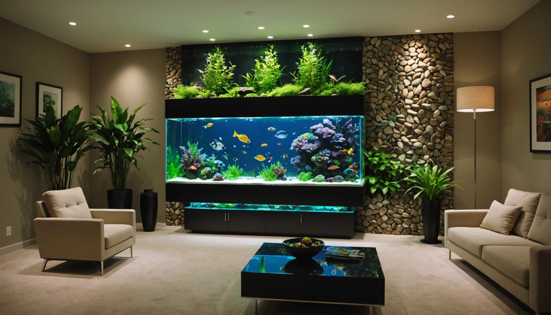 Créer un aquarium mural en plexiglas : design vertical et gain de place