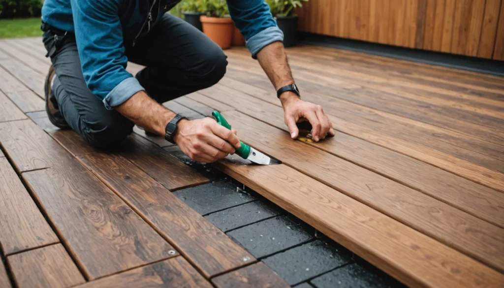anti infiltration entre terrasse et maison