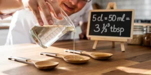 5 cl en cuillère à soupe : la conversion pour réussir vos recettes