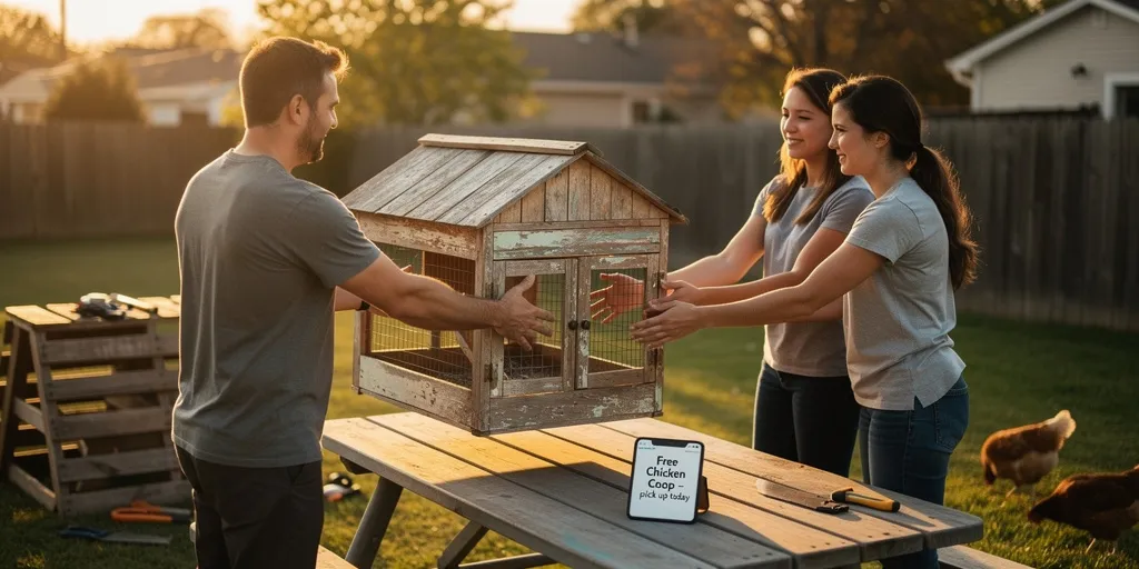 donne poulailler gratuit