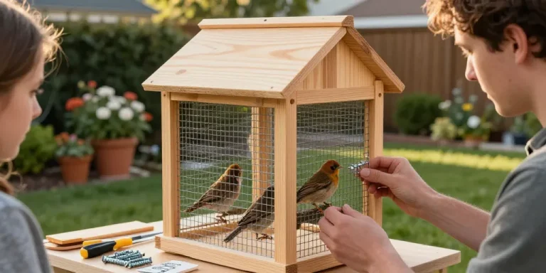 comment faire une volière pour oiseaux