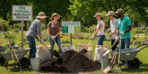 Terre végétale gratuite : les solutions légales pour un jardin éco-responsable
