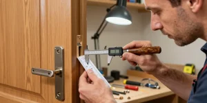Larder une serrure : la méthode précise pour mesurer et poser correctement