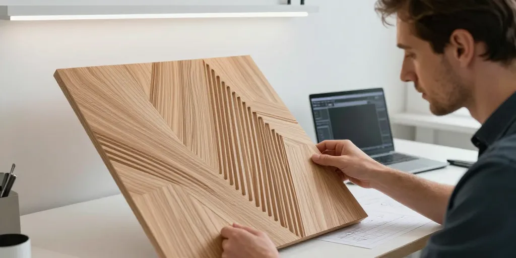 exploration et innovations des techniques de placage bois