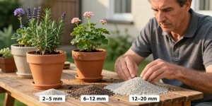 Pouzzolane : la meilleure granulométrie pour vos pots et massifs ?