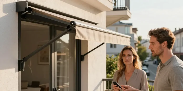 store banne pour balcon