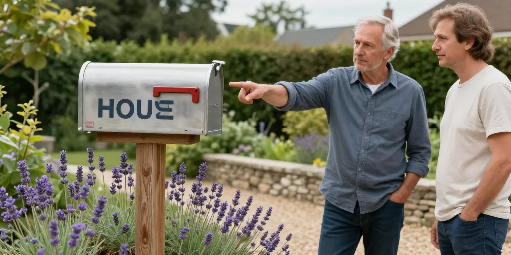 Boîte aux lettres et environnement extérieur : intégrer la signalétique au jardin